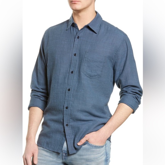 RAILS Men’s Wyatt Relaxed Fit Solid Button-Up Shirt - Picture 4 of 6